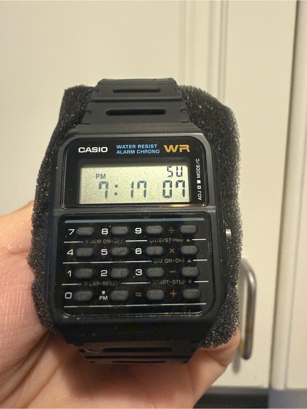Casio Vintage Collection CA-53W Calculator Watch — in original tin!